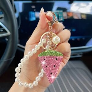 Watermelon Bling Bag Cha/Keychain